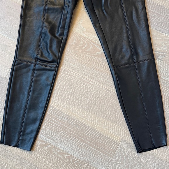 Topshop Faux Leather Skinny Pants (Petite) - Picture 8 of 8